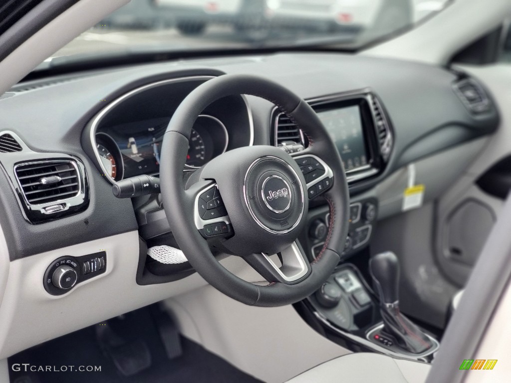 2021 Jeep Compass Limited 4x4 Black/Ski Gray Dashboard Photo #139678972