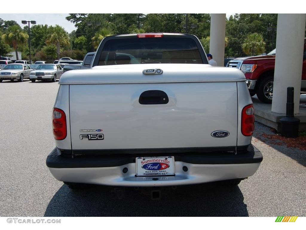 2003 F150 XLT Sport SuperCab - Silver Metallic / Medium Graphite Grey photo #16