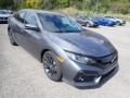 Front 3/4 View of 2021 Civic EX Hatchback
