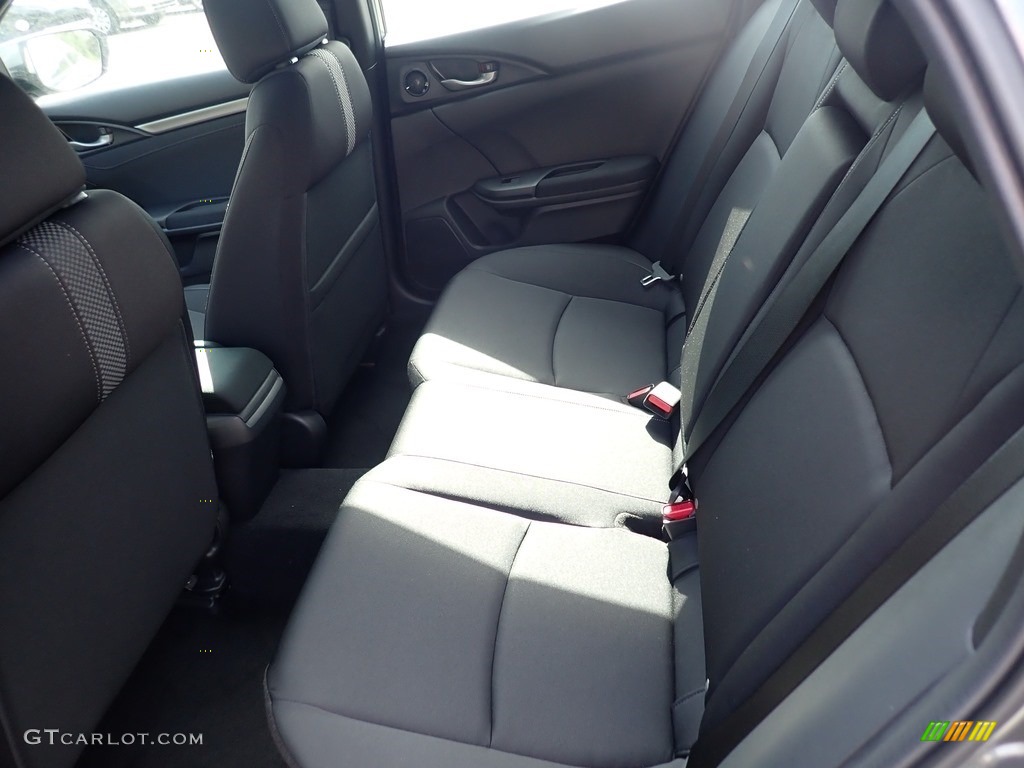 Black Interior 2021 Honda Civic EX Hatchback Photo #139679797