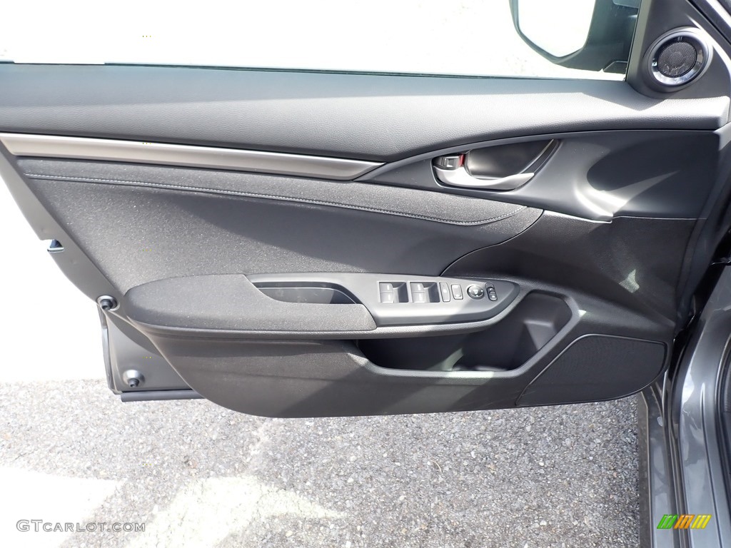 2021 Honda Civic EX Hatchback Black Door Panel Photo #139679848