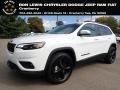 2020 Bright White Jeep Cherokee Altitude 4x4  photo #1