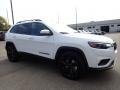 2020 Bright White Jeep Cherokee Altitude 4x4  photo #3