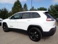 2020 Bright White Jeep Cherokee Altitude 4x4  photo #8