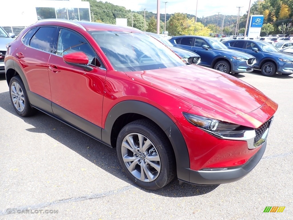 2021 CX-30 Premium AWD - Soul Red Crystal Metallic / Black photo #3