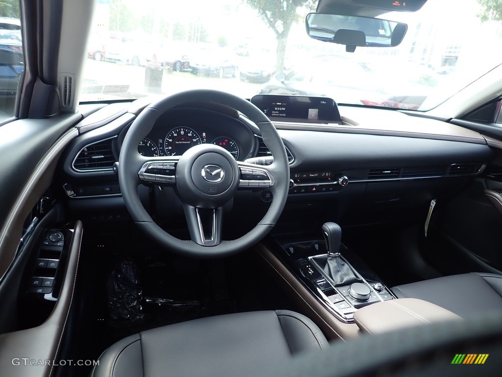 Black Interior 2021 Mazda CX-30 Premium AWD Photo #139680916