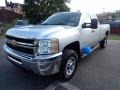 Silver Ice Metallic - Silverado 3500HD WT Extended Cab 4x4 Photo No. 5