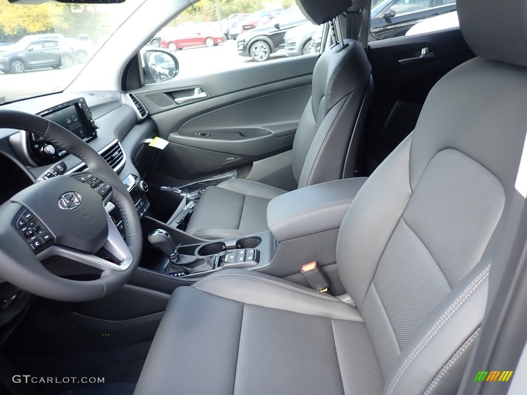 Black Interior 2021 Hyundai Tucson Limited AWD Photo #139682104