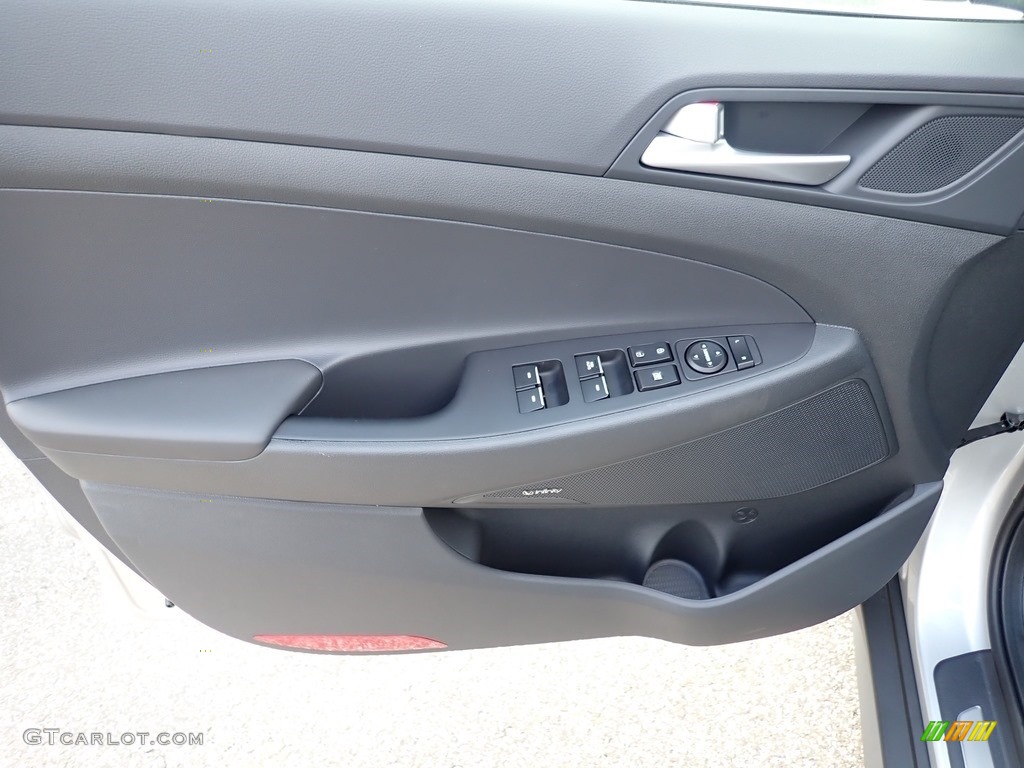 2021 Hyundai Tucson Limited AWD Black Door Panel Photo #139682125