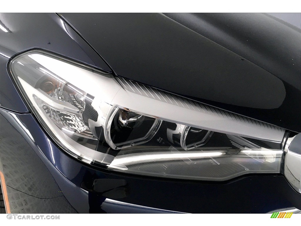 2018 5 Series 530e iPerfomance Sedan - Bluestone Metallic / Canberra Beige/Black photo #26