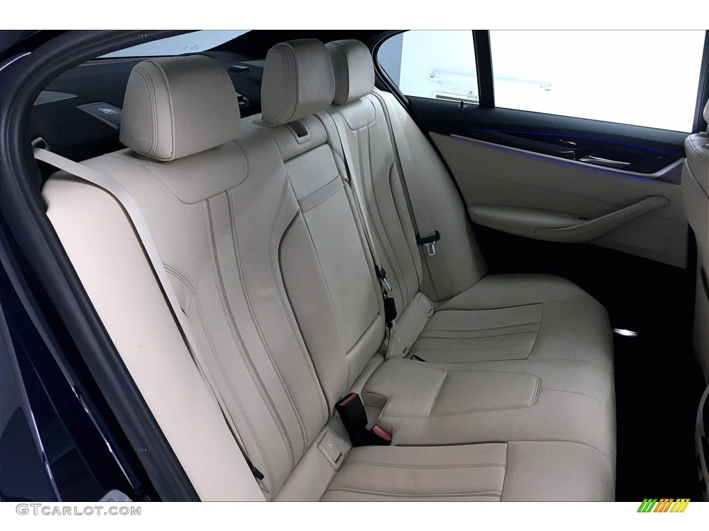 2018 5 Series 530e iPerfomance Sedan - Bluestone Metallic / Canberra Beige/Black photo #29