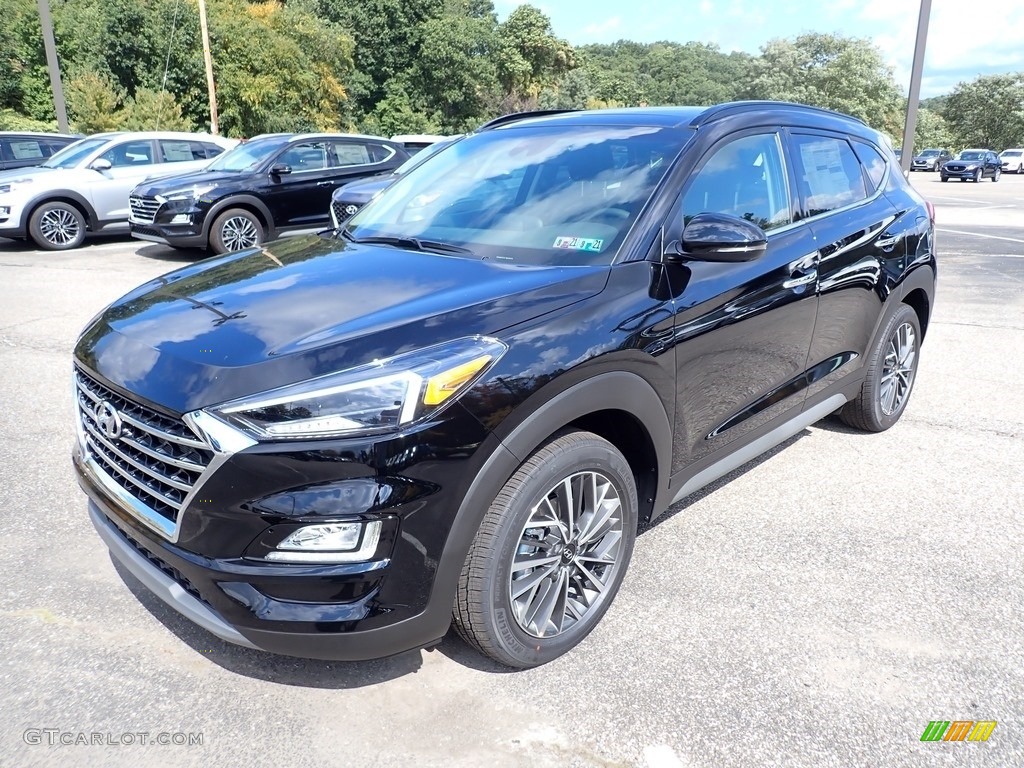 Black Noir Pearl 2021 Hyundai Tucson Ulitimate AWD Exterior Photo #139683040