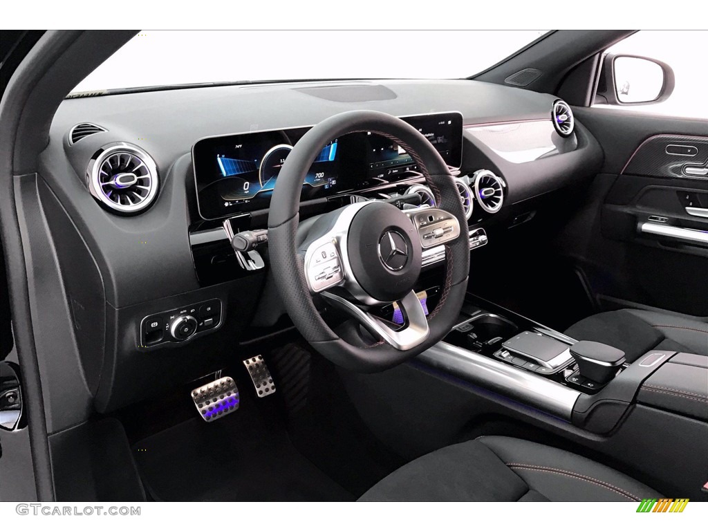 2021 Mercedes-Benz GLA 250 Black/Dinanmica w/Red stitching Dashboard Photo #139683289