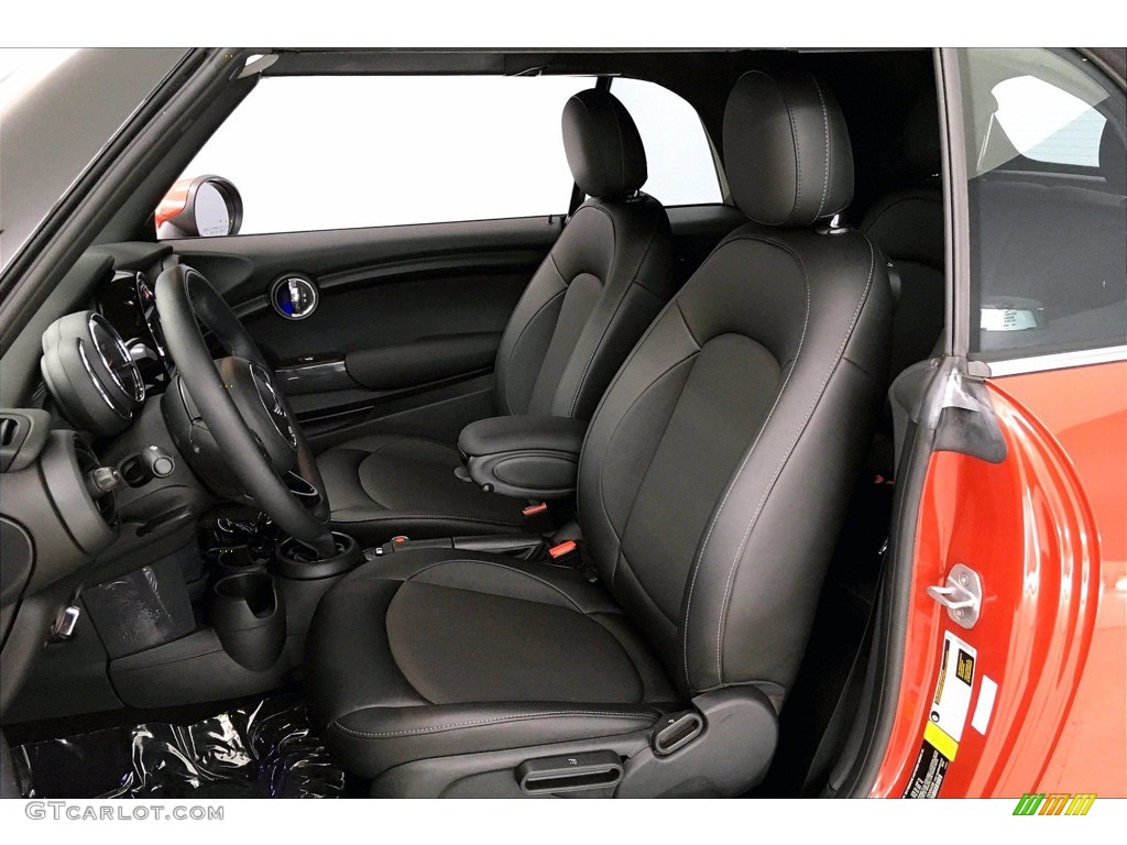 Carbon Black Interior 2018 Mini Convertible Cooper Photo #139683493