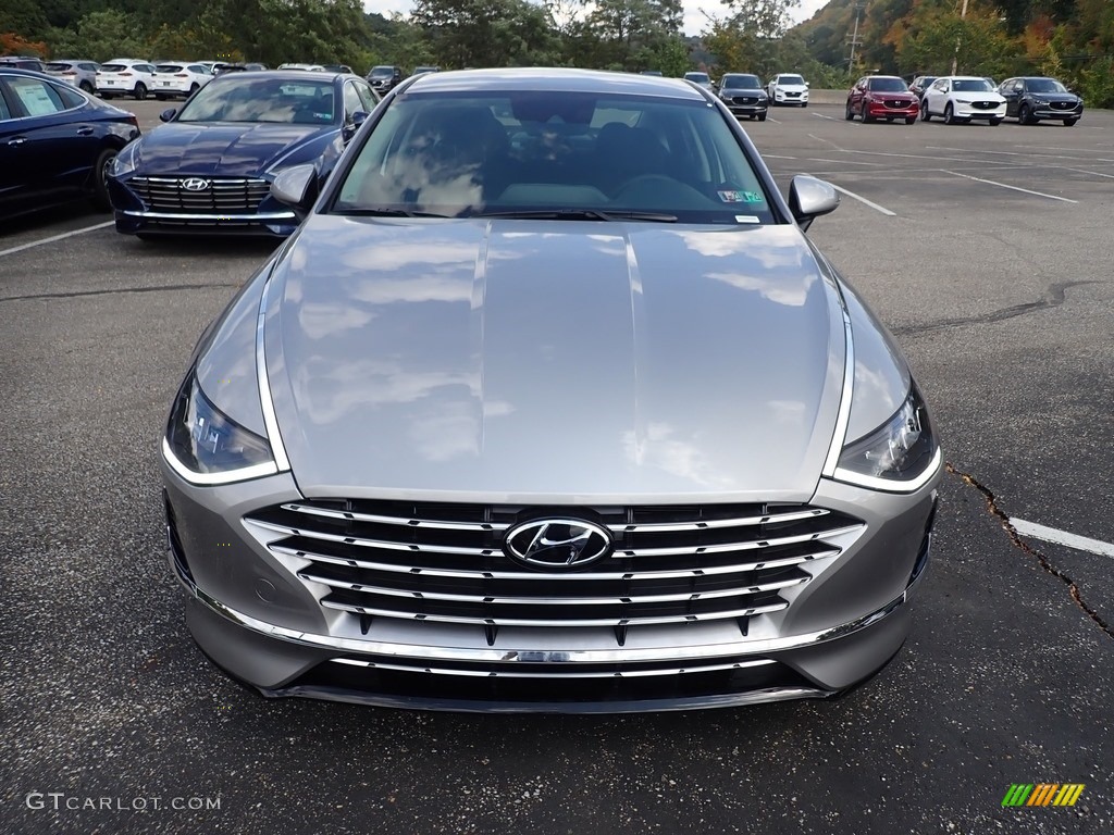 2020 Sonata SEL Hybrid - Shimmering Silver Pearl / Black photo #4