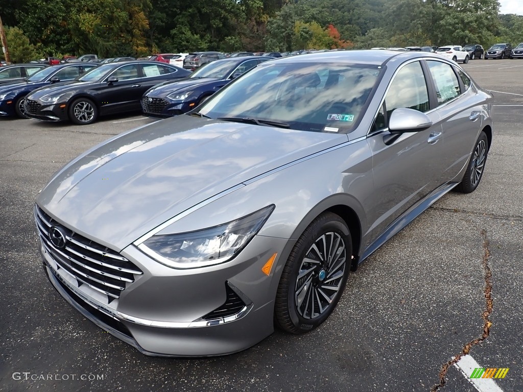 2020 Sonata SEL Hybrid - Shimmering Silver Pearl / Black photo #5