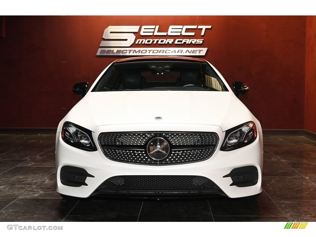 2018 E 400 4Matic Coupe Edition 1 - designo Cashmere White Magno (Matte) / Edition 1/Deep White and Black Two Tone photo #2