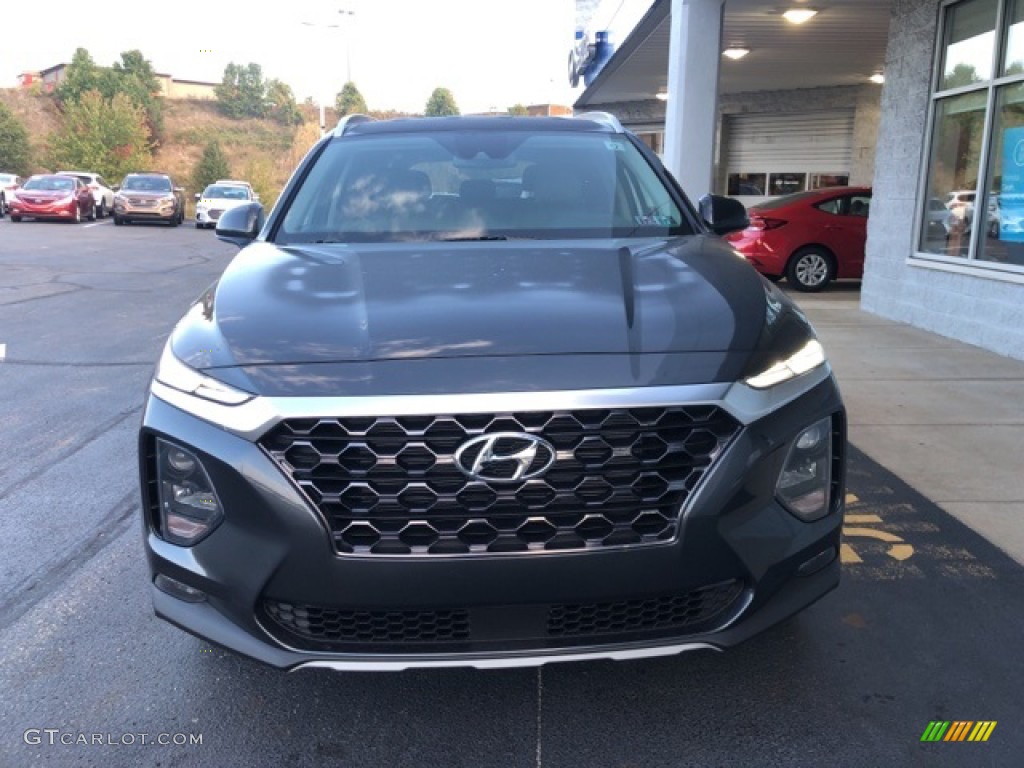 2020 Santa Fe SEL AWD - Portofino Gray / Espresso/Gray photo #5