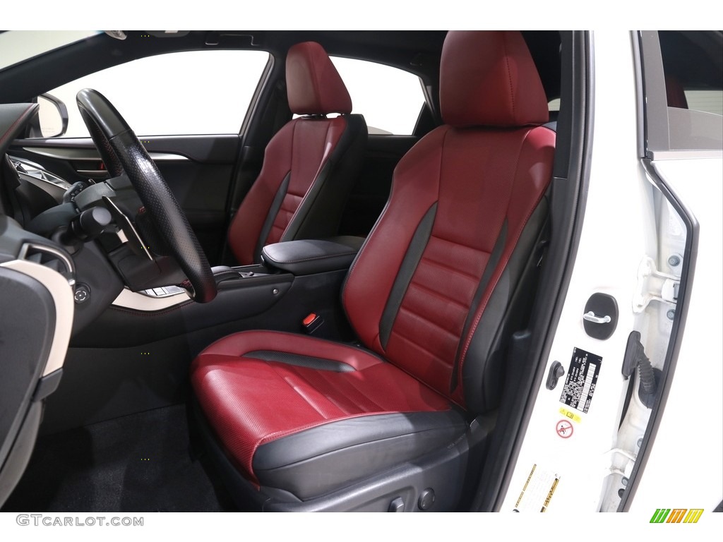 2016 Lexus NX 200t F Sport AWD Front Seat Photo #139684549