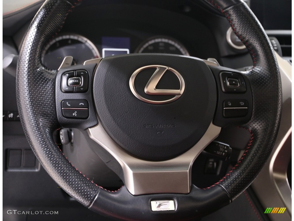 2016 Lexus NX 200t F Sport AWD Rioja Red Steering Wheel Photo #139684597