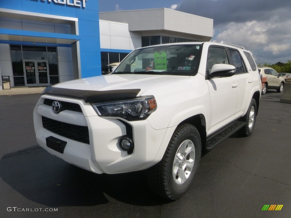 2016 4Runner SR5 Premium 4x4 - Super White / Sand Beige photo #2