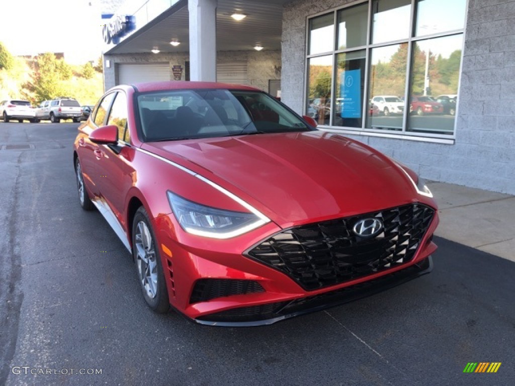 2021 Calypso Red Hyundai Sonata SEL 139676825 Car