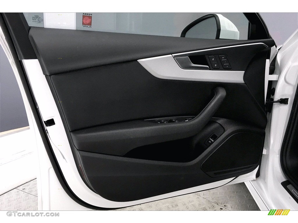 2018 Audi A4 2.0T ultra Premium Black Door Panel Photo #139685275