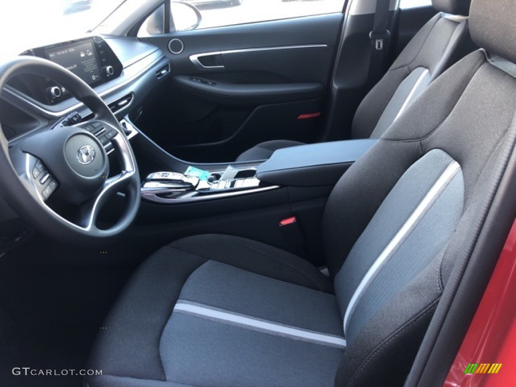 Black Interior 2021 Hyundai Sonata SEL Photo #139685290