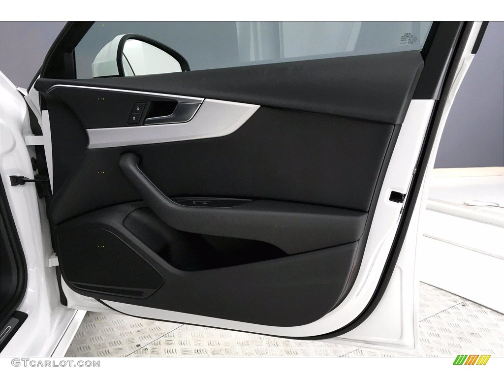 2018 Audi A4 2.0T ultra Premium Black Door Panel Photo #139685299