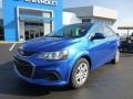 2017 Kinetic Blue Metallic Chevrolet Sonic LS Sedan  photo #2