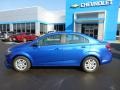 2017 Kinetic Blue Metallic Chevrolet Sonic LS Sedan  photo #3