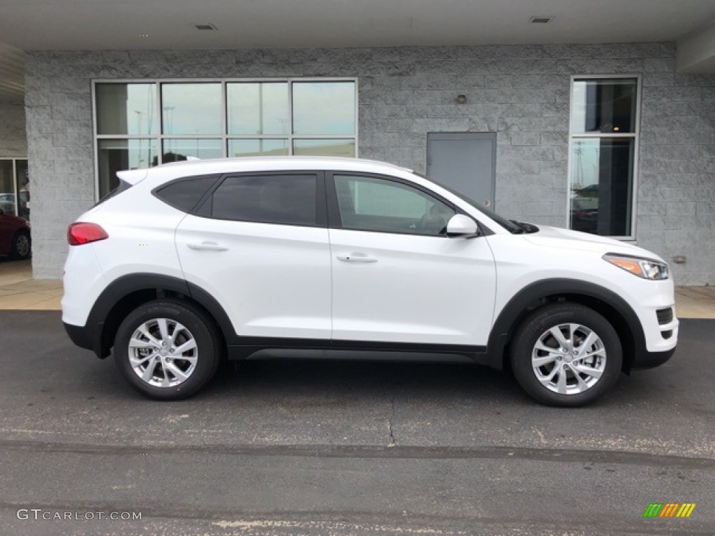 Winter White 2021 Hyundai Tucson Value AWD Exterior Photo #139687372