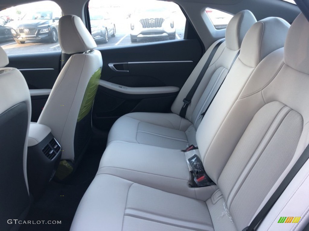 2020 Hyundai Sonata SEL Hybrid Rear Seat Photo #139687863