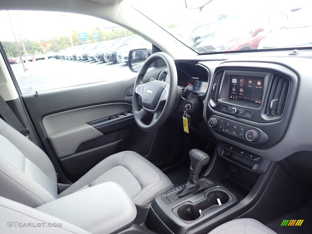 Jet Black/­Dark Ash Interior 2021 Chevrolet Colorado WT Crew Cab 4x4 Photo #139688158