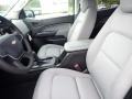 2021 Chevrolet Colorado Jet Black/­Dark Ash Interior Front Seat Photo