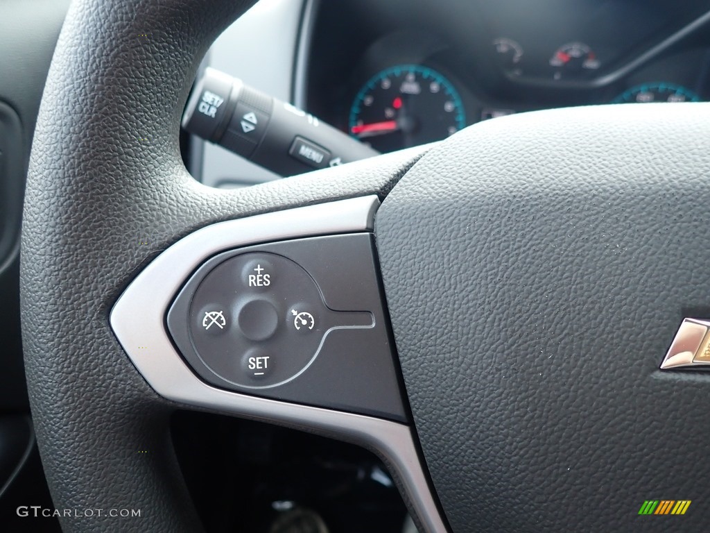 2021 Chevrolet Colorado WT Crew Cab 4x4 Jet Black/­Dark Ash Steering Wheel Photo #139688317