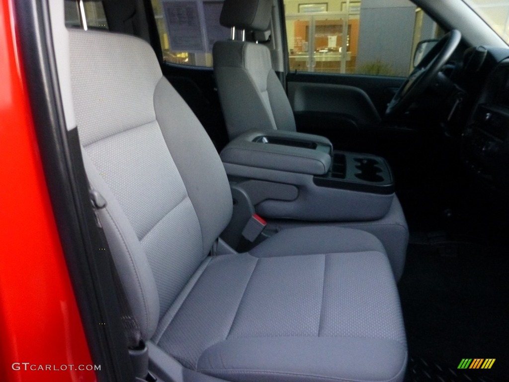 2016 Silverado 1500 WT Double Cab 4x4 - Red Hot / Dark Ash/Jet Black photo #10