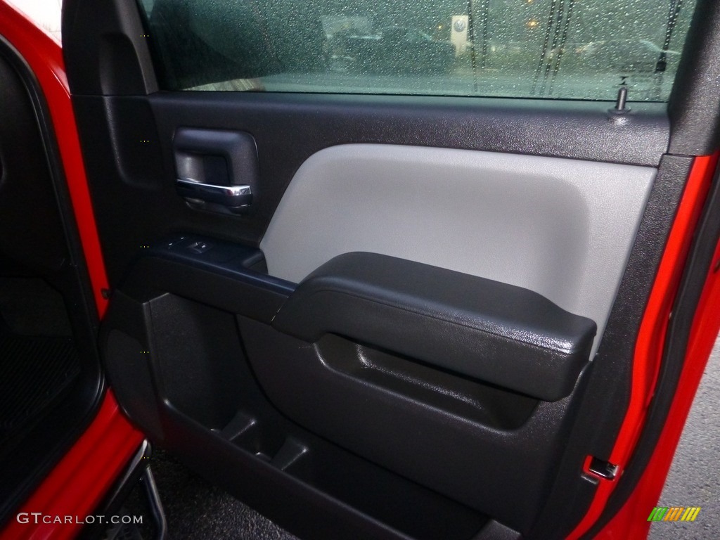 2016 Silverado 1500 WT Double Cab 4x4 - Red Hot / Dark Ash/Jet Black photo #12