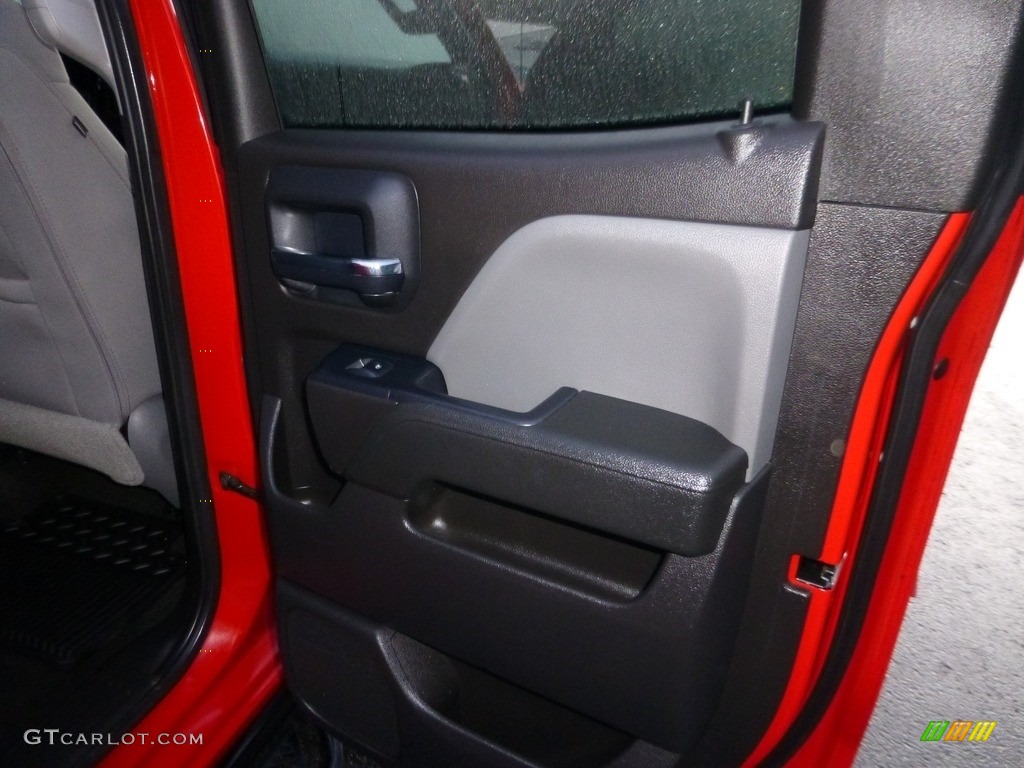 2016 Silverado 1500 WT Double Cab 4x4 - Red Hot / Dark Ash/Jet Black photo #14