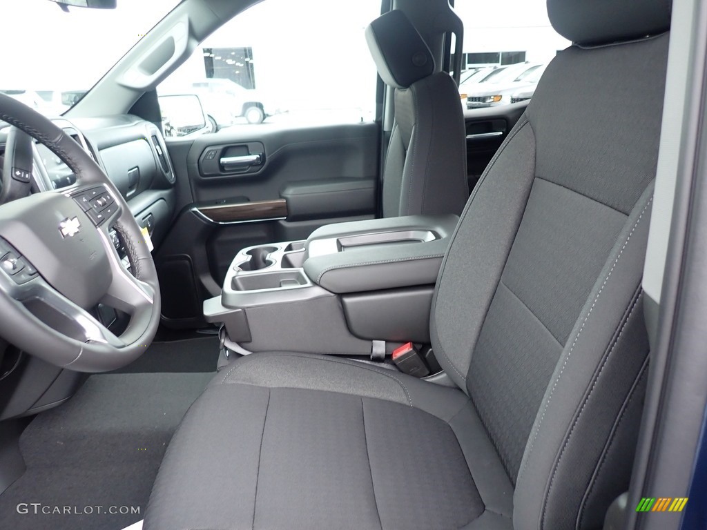 Jet Black Interior 2021 Chevrolet Silverado 1500 LT Double Cab 4x4 Photo #139688995