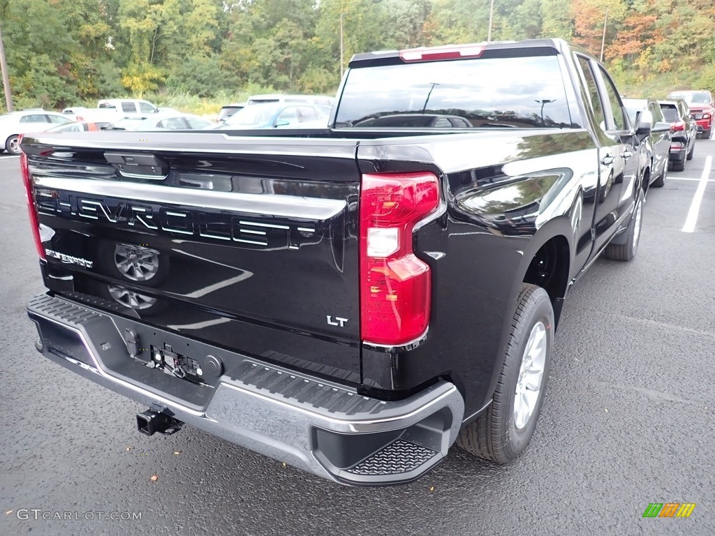 Black 2021 Chevrolet Silverado 1500 LT Double Cab 4x4 Exterior Photo #139689169