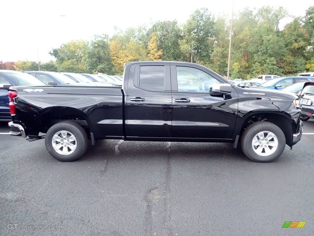 2021 Silverado 1500 LT Double Cab 4x4 - Black / Jet Black photo #7