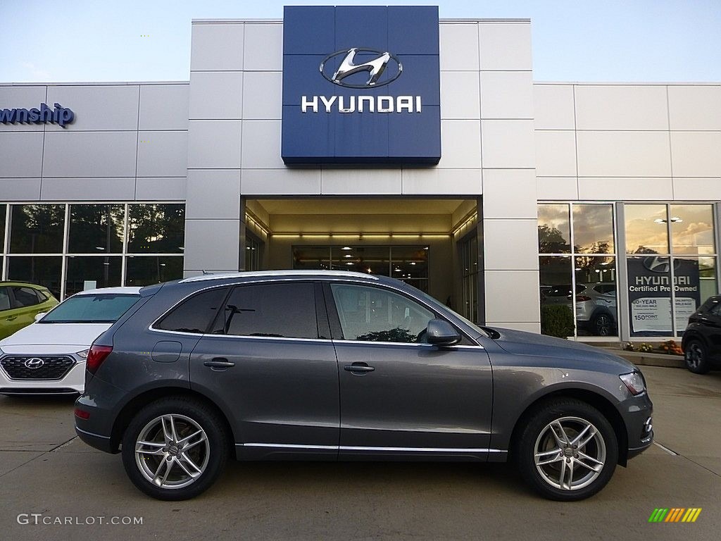 2014 Q5 2.0 TFSI quattro - Monsoon Gray Metallic / Black photo #1