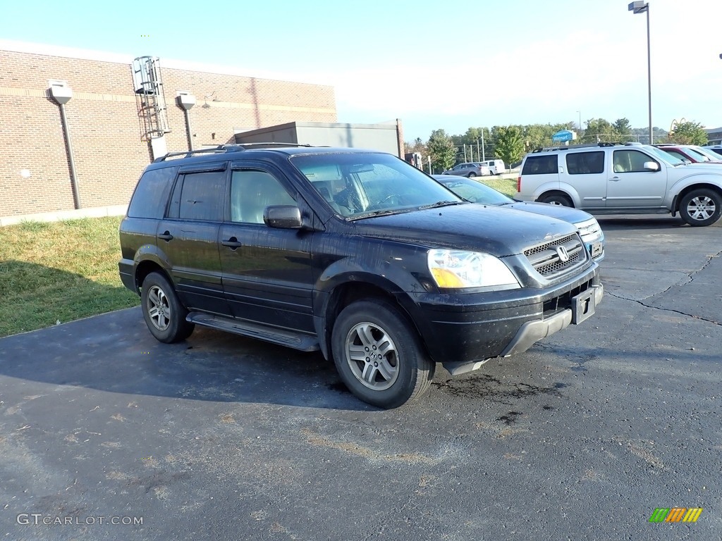2004 Pilot EX-L 4WD - Nighthawk Black Pearl / Gray photo #2