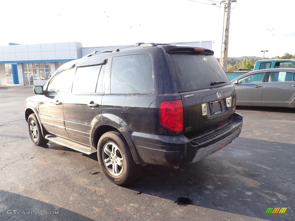 2004 Pilot EX-L 4WD - Nighthawk Black Pearl / Gray photo #13
