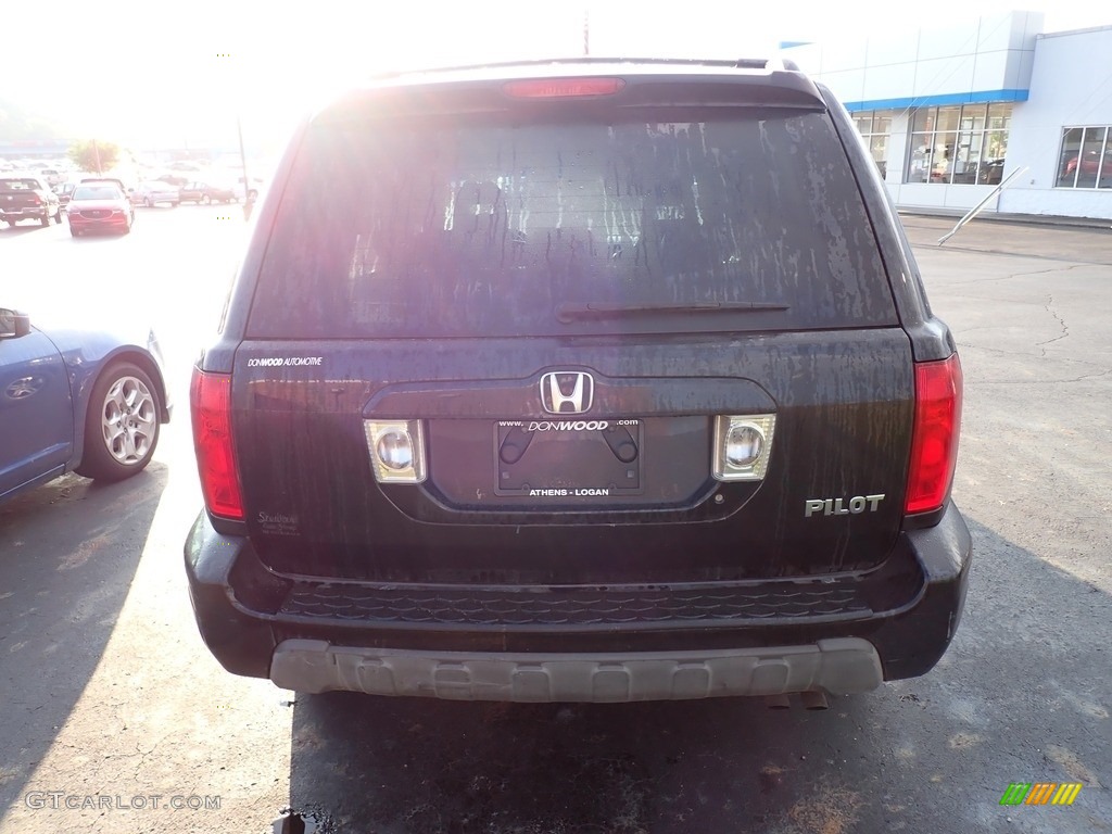 2004 Pilot EX-L 4WD - Nighthawk Black Pearl / Gray photo #14