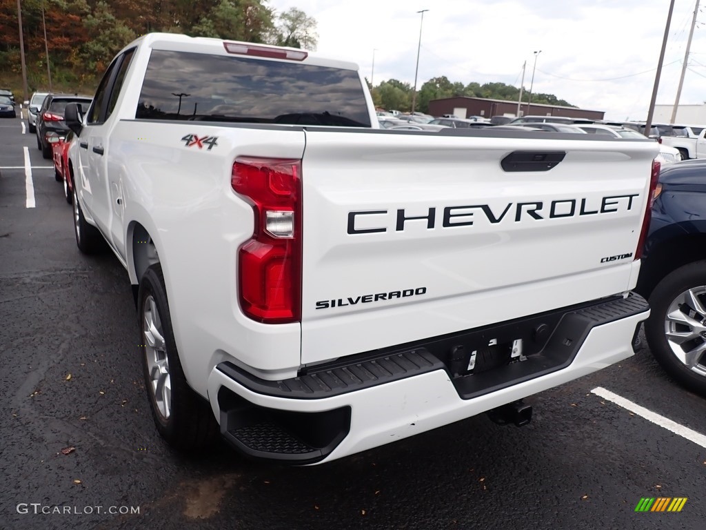 2020 Silverado 1500 Custom Double Cab 4x4 - Summit White / Jet Black photo #4