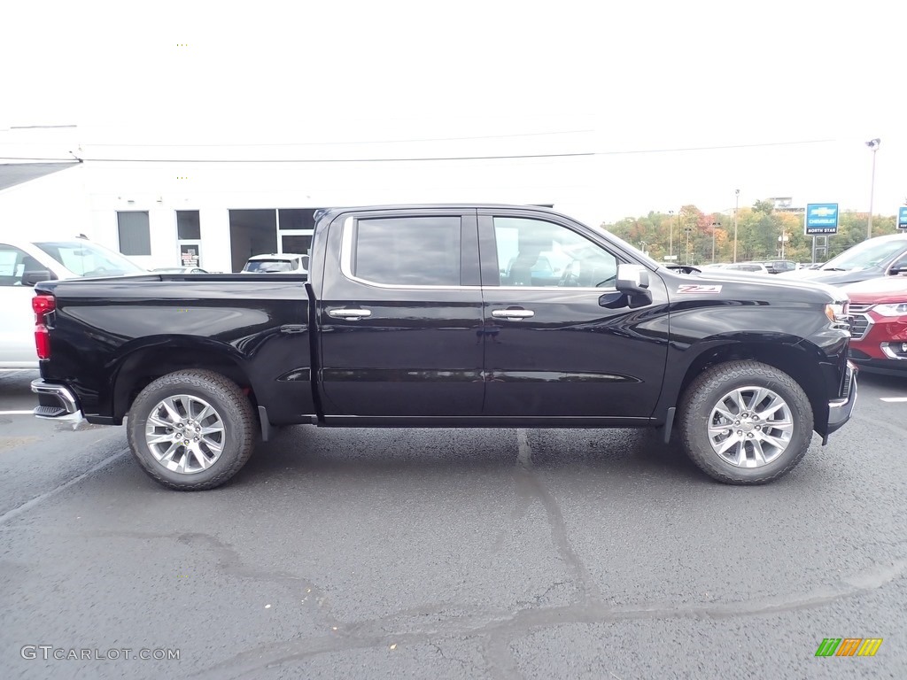 Black 2020 Chevrolet Silverado 1500 LTZ Crew Cab 4x4 Exterior Photo #139690834