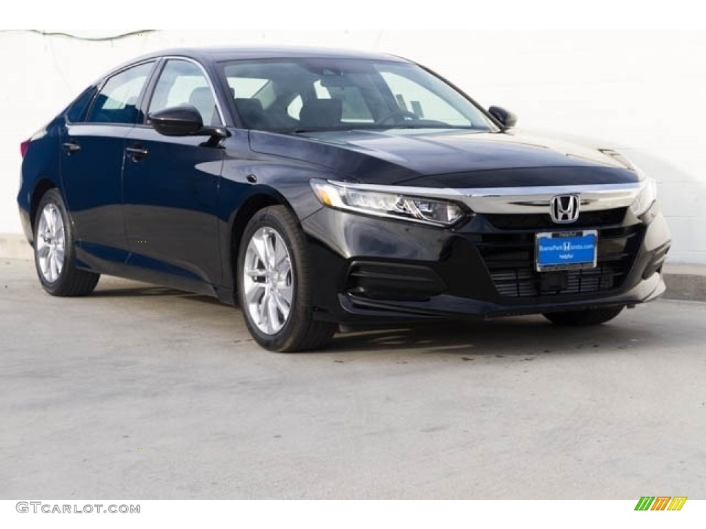 2020 Accord LX Sedan - Crystal Black Pearl / Black photo #1