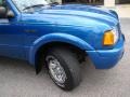 2002 Bright Island Blue Metallic Ford Ranger Edge SuperCab  photo #19